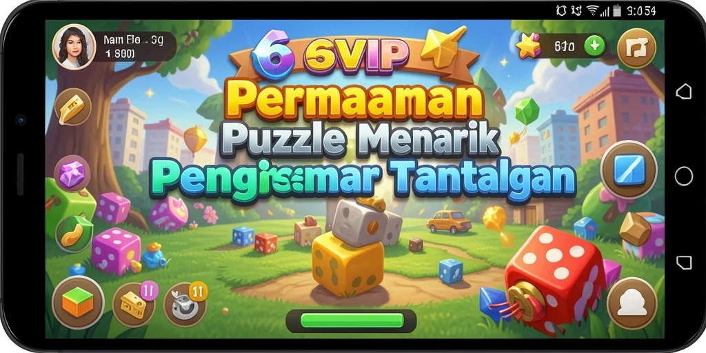 Tampilan gameplay 6SVIP yang menarik dengan berbagai teka-teki menantang.