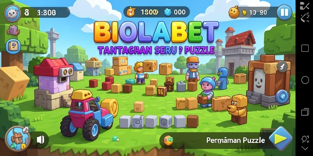 Tampilan gameplay BIOLABET yang mendebarkan dengan berbagai puzzle.