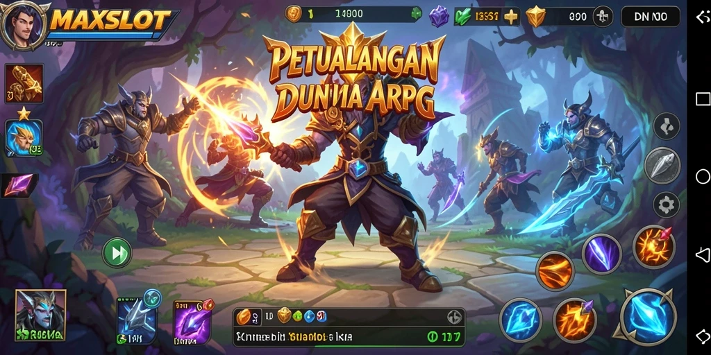 Tampilan gameplay ARPG yang penuh aksi dan grafis mengagumkan.
