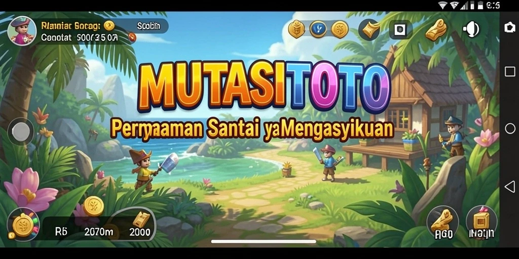 Tampilan menarik gameplay MUTASITOTO dengan warna cerah dan interaksi menyenangkan.