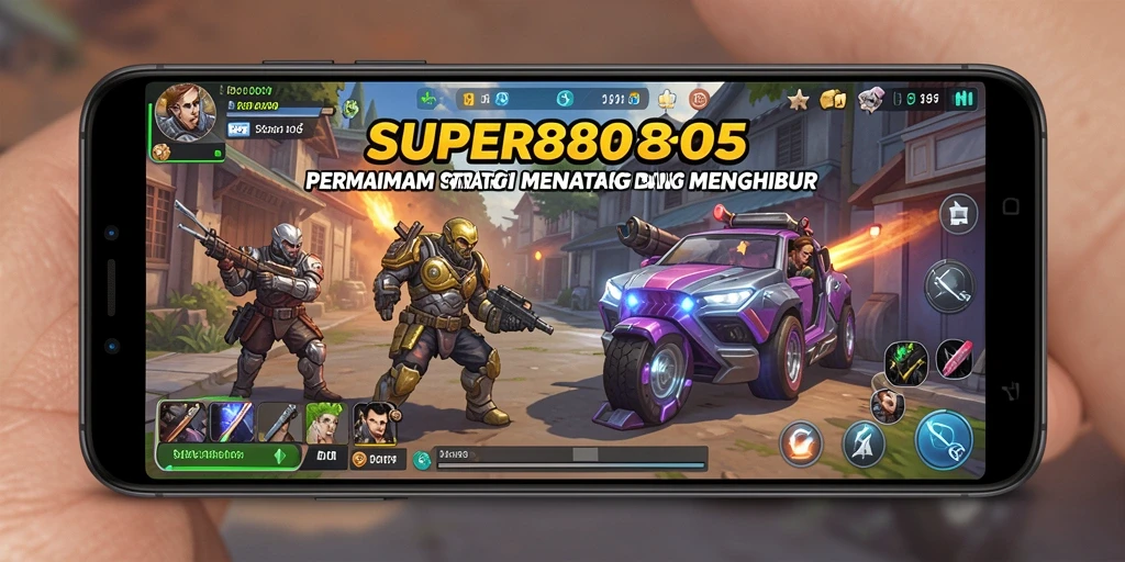 Menampilkan gameplay <strong>SUPER805</strong> yang intens dan mendebarkan, penuh strategi.
