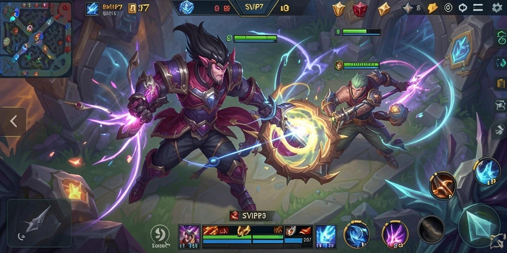 Gameplay seru dengan strategi tim yang menegangkan di SVIP7.